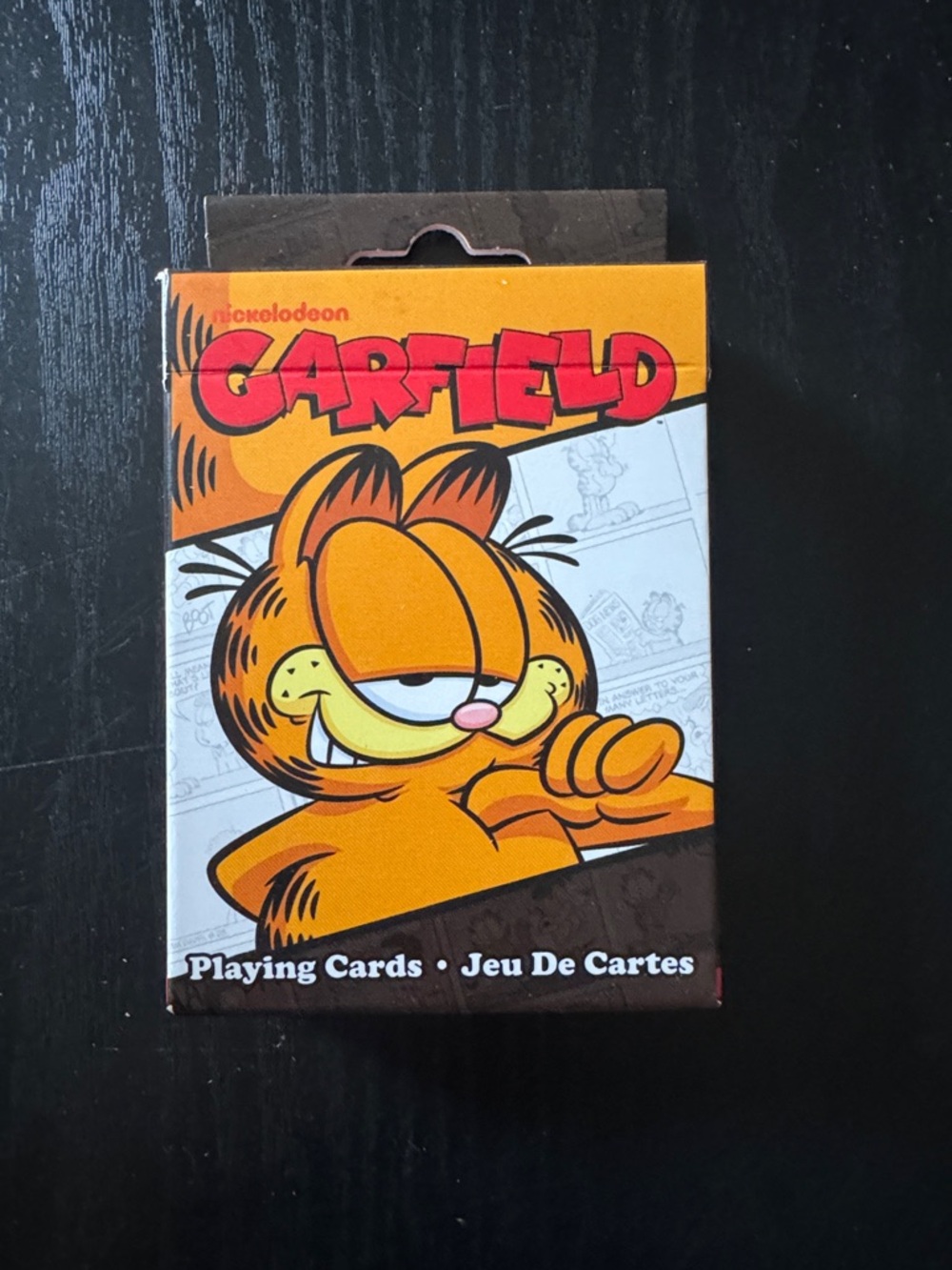 Nickelodeon Garfield Playing Cards Orange Cartoon Deck